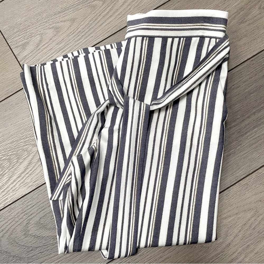 LOFT Wide Leg Linen Pants